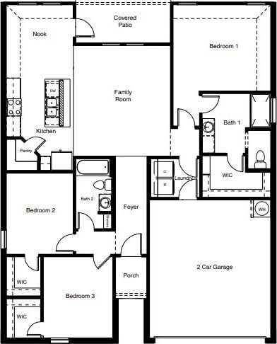 316 Pecos Dr, Azle, TX 76020 - plan