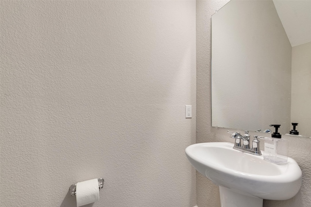 bathroom with a sink