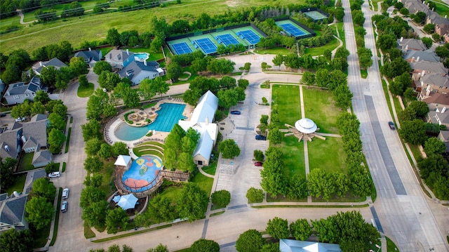 drone / aerial view