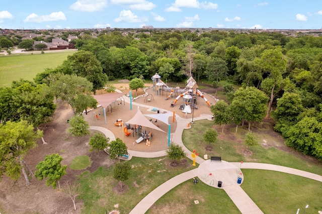drone / aerial view