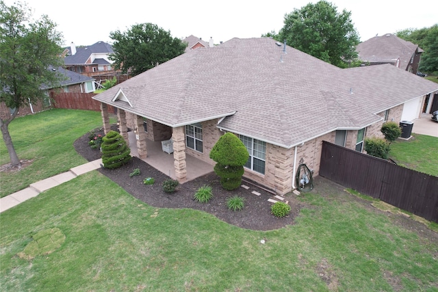 3002 Silver Springs Way, Rowlett, TX 75089 - view from above of property