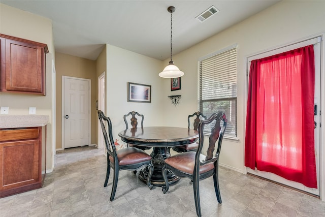 4312 Summer Star Ln, Fort Worth, TX 76244 - dining space with baseboards and visible vents
