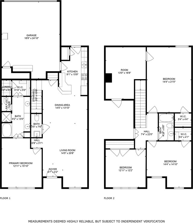 172 High School Dr, Lewisville, TX 75057 - floor plan