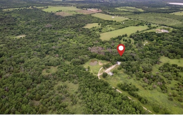 aerial view with a view of trees