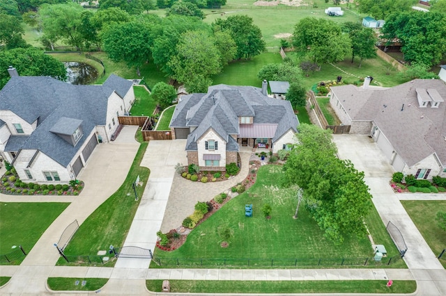drone / aerial view