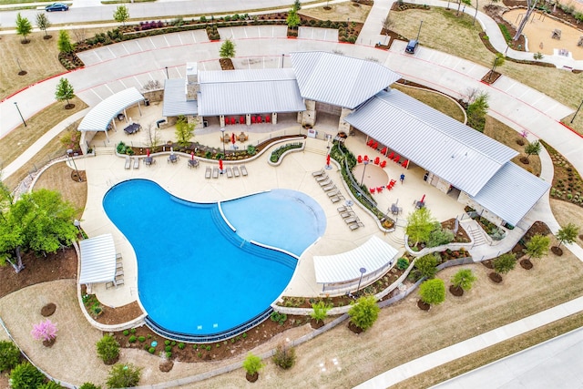 drone / aerial view