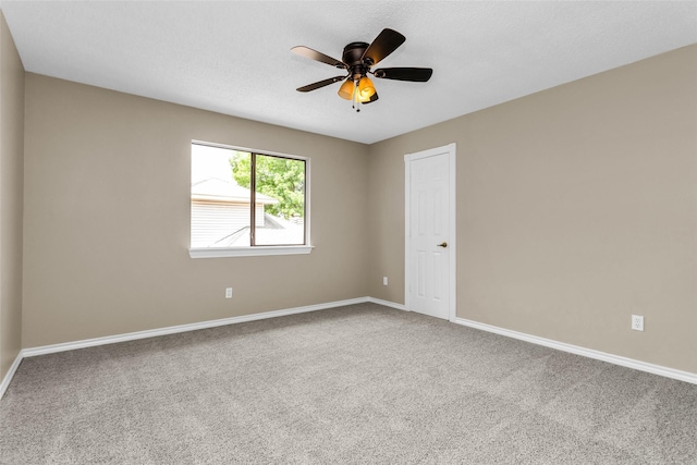 3813 Parkmont Dr, Plano, TX 75023 - carpeted empty room featuring ceiling fan and baseboards
