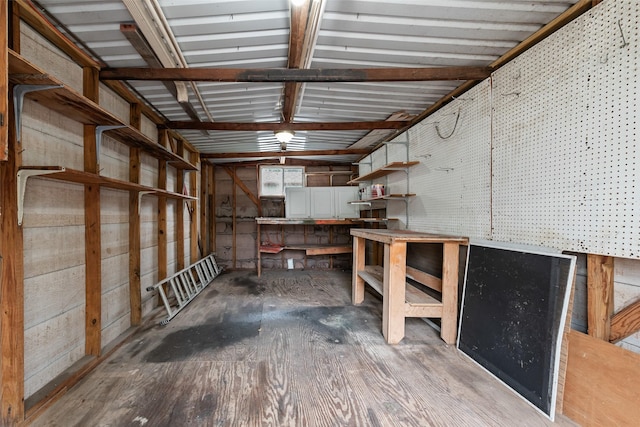 view of storage