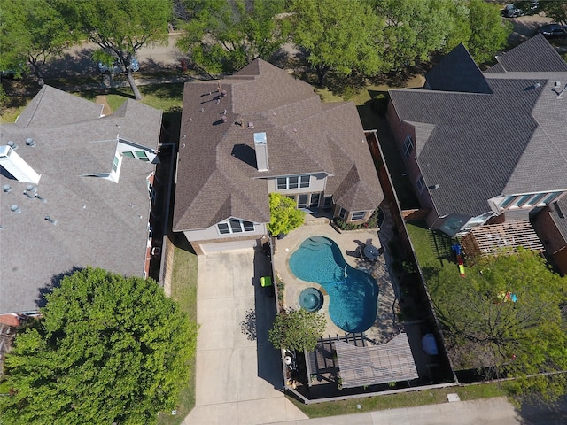 view of swimming pool featuring a patio, a fenced in pool, and a fenced backyard
