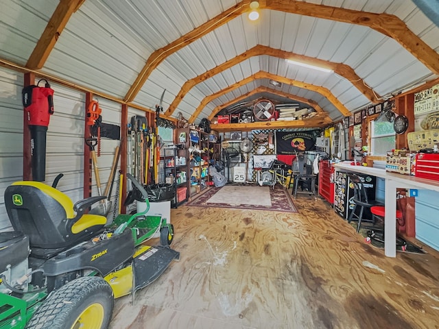 view of storage room