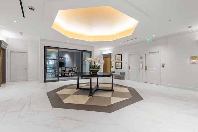 lobby featuring visible vents