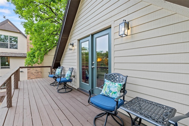 view of deck