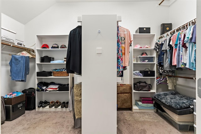 1521 Vintage Ln, Wylie, TX 75098 - spacious closet with carpet and lofted ceiling