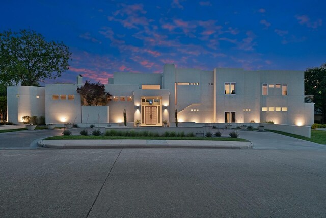 11715 Parwen Dr, Dallas, TX 75230 - view of front of house with stucco siding