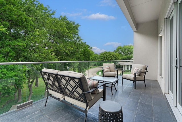 11715 Parwen Dr, Dallas, TX 75230 - balcony featuring an outdoor hangout area and visible vents