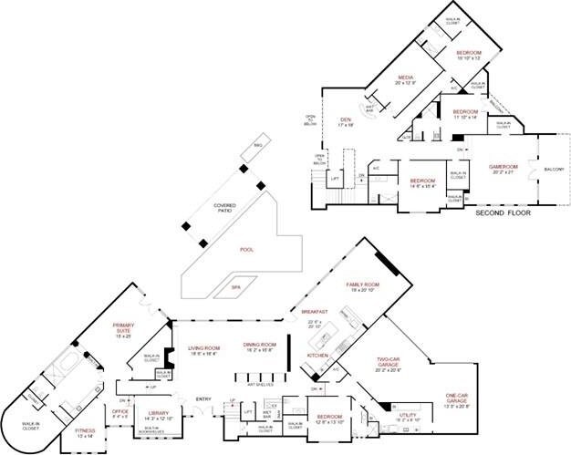 11715 Parwen Dr, Dallas, TX 75230 - plan