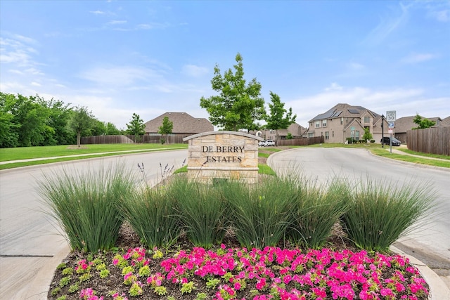 2114 Burke Dr, Princeton, TX 75407 - community sign featuring fence and a residential view