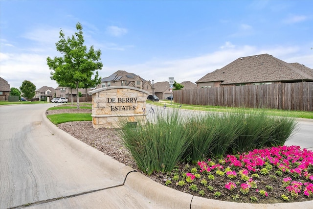 2114 Burke Dr, Princeton, TX 75407 - community / neighborhood sign featuring fence and a residential view
