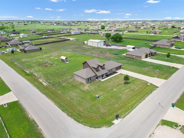 birds eye view of property featuring a residential view