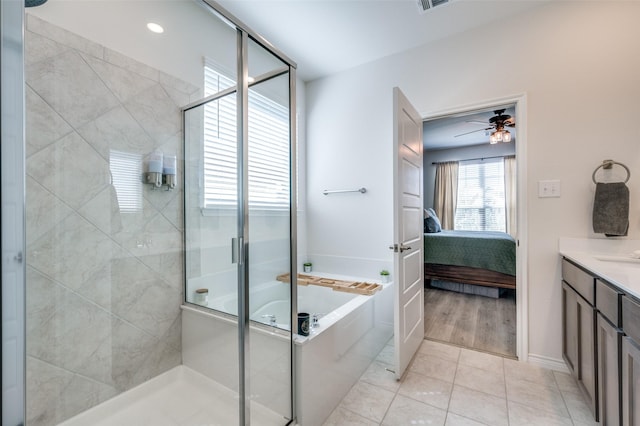 1529 Babb Ln, Celina, TX 75009 - full bath with vanity, a shower stall, and ensuite bath