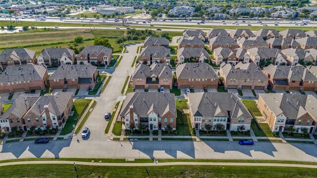 bird's eye view featuring a residential view