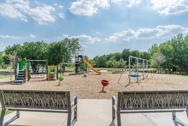 view of communal playground