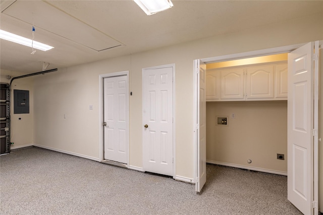 401 Mara Ln, Red Oak, TX 75154 - interior space with baseboards and electric panel
