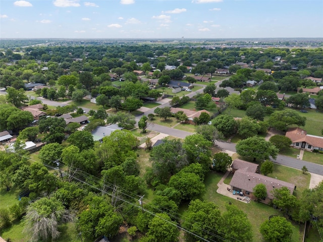 drone / aerial view featuring a residential view