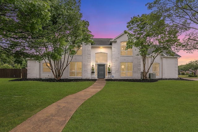 300 Preakness Cir, Southlake, TX 76092 - view of front facade featuring cooling unit, stucco siding, and a shingled roof