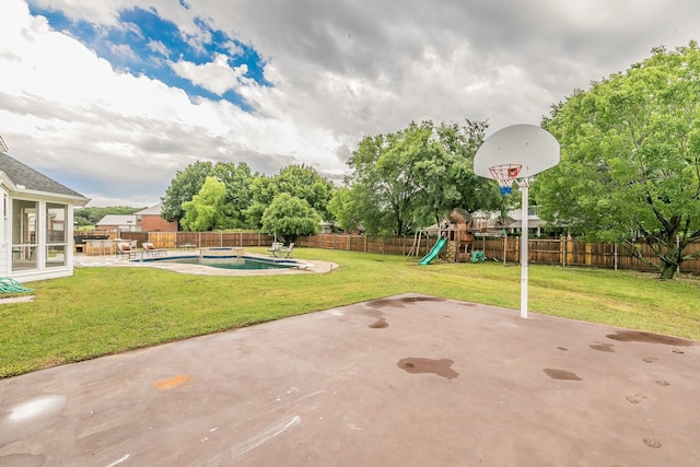 300 Preakness Cir, Southlake, TX 76092 - view of patio / terrace featuring a playground