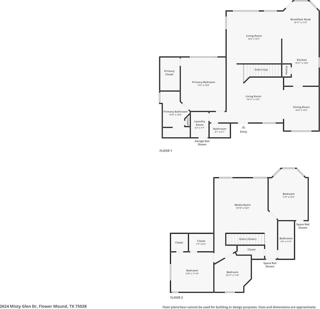 2624 Misty Glen Dr, Flower Mound, TX 75028 - room layout