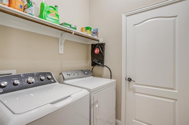 11948 Carlin Dr, Fort Worth, TX 76108 - clothes washing area with washing machine and clothes dryer and laundry area