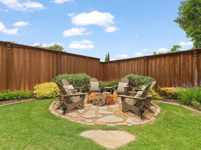 6916 April Way Cir, Plano, TX 75023 - view of yard with a fenced backyard