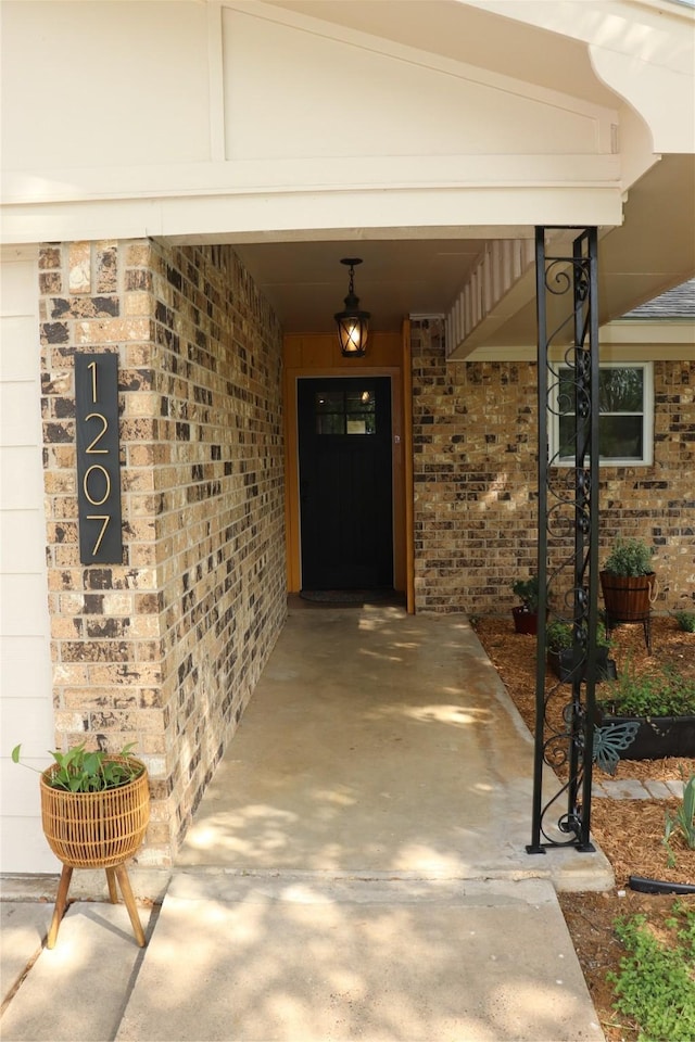 1207 W Cage St, Stephenville, TX 76401 - entrance to property featuring brick siding
