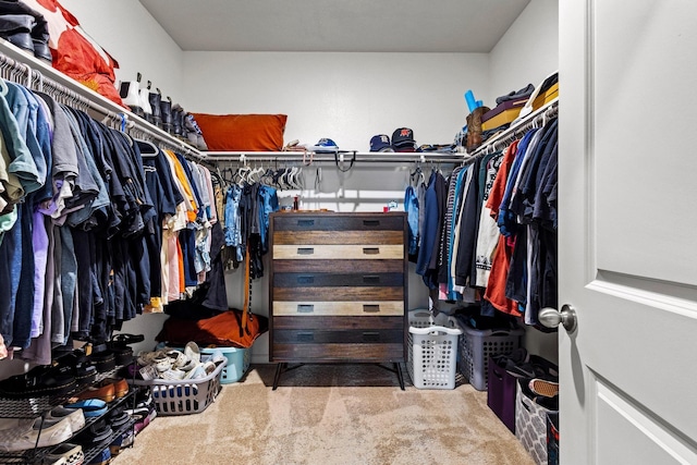 1823 Wolf Run, Anna, TX 75409 - walk in closet featuring carpet flooring