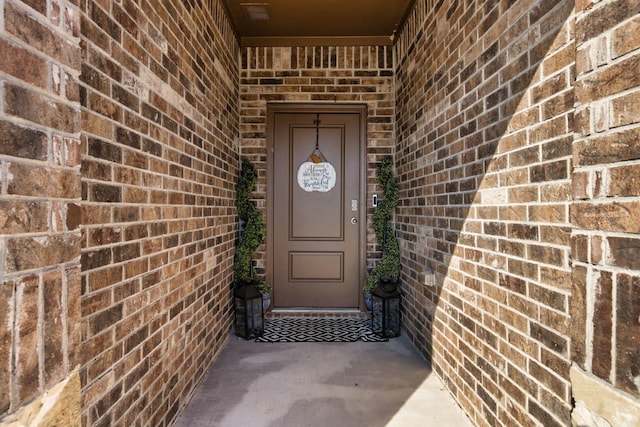3033 Zinnia St, Royse City, TX 75189 - doorway to property with brick siding
