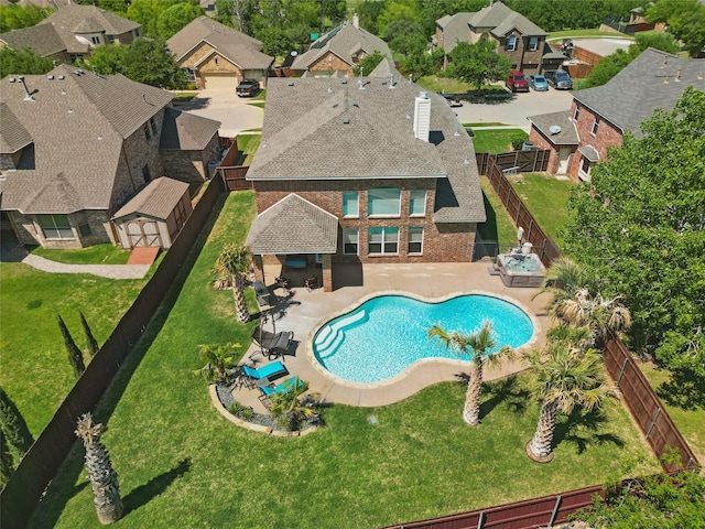 8208 Rock Elm Rd, Fort Worth, TX 76131 - view of pool featuring a residential view and a patio