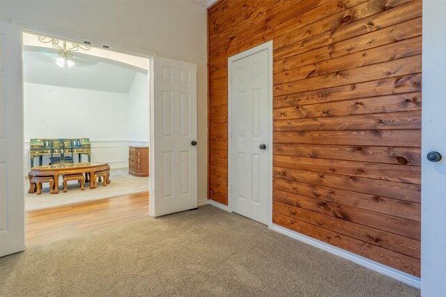 unfurnished room with carpet floors