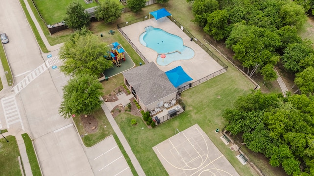 drone / aerial view