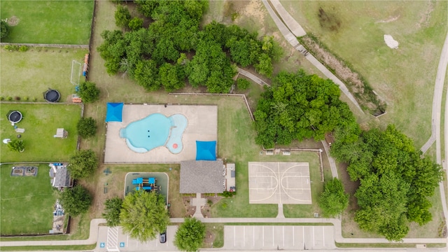 drone / aerial view