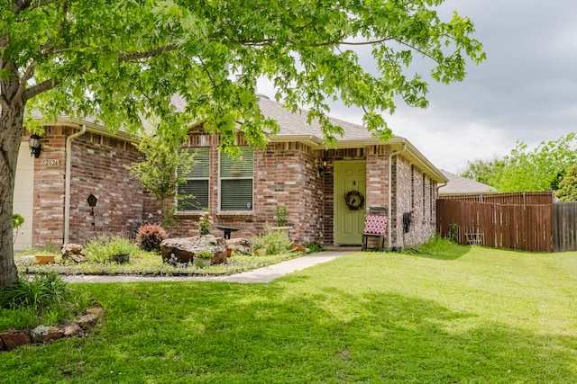 2624 Rockport Ln, Little Elm, TX 75068 - view of front facade with brick siding