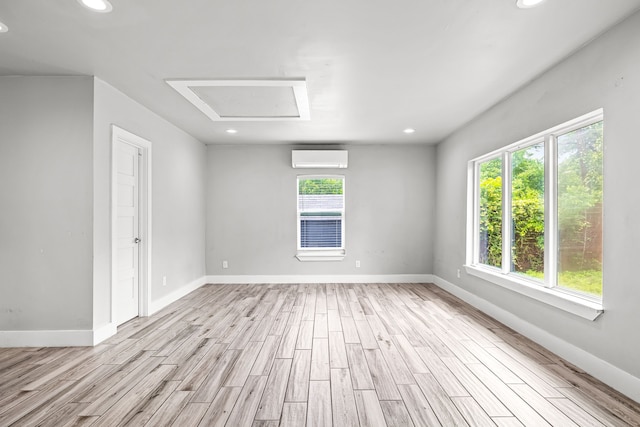 8911 Diceman Dr, Dallas, TX 75218 - spare room with recessed lighting, baseboards, and wood finished floors
