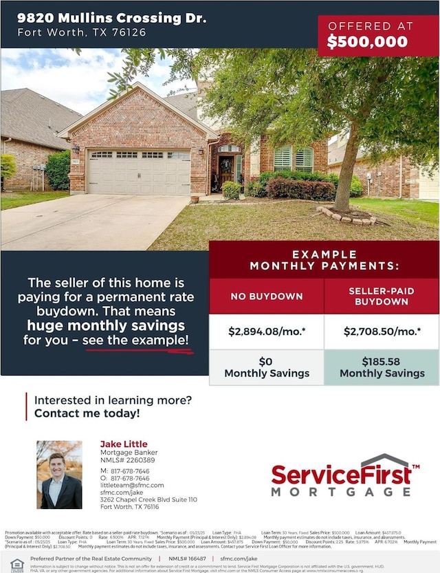 9820 Mullins Crossing Dr, Fort Worth, TX 76126 - view of a document
