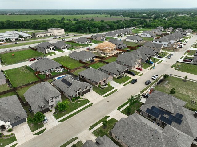bird's eye view featuring a residential view