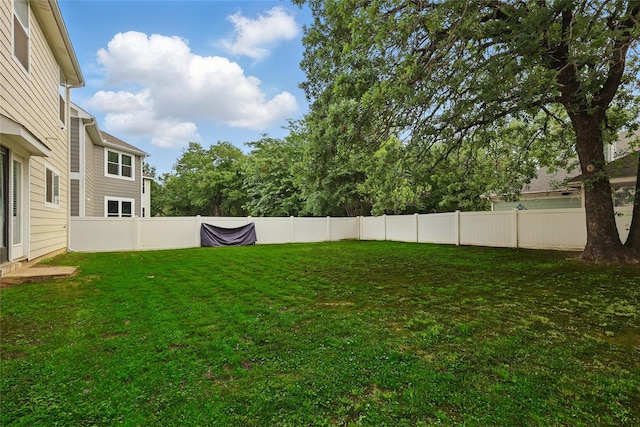 1612 Cambridge Dr, Providence Village, TX 76227 - view of yard featuring fence