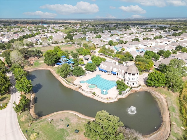1612 Cambridge Dr, Providence Village, TX 76227 - aerial view featuring a water view