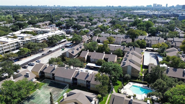 bird's eye view featuring a residential view
