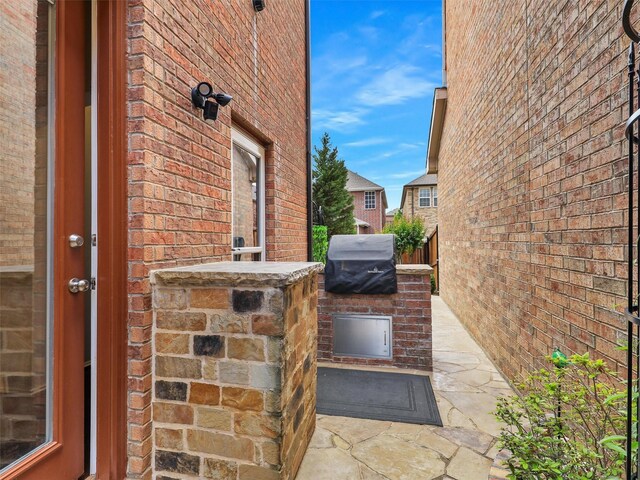 view of patio / terrace featuring area for grilling