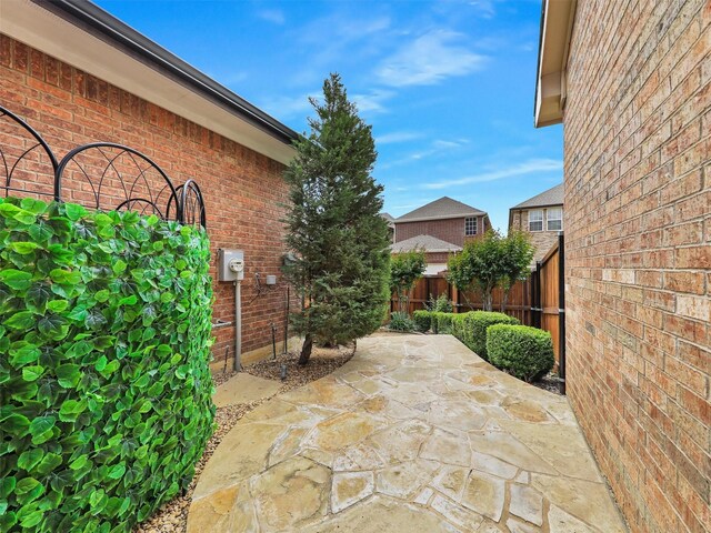 view of patio / terrace with fence