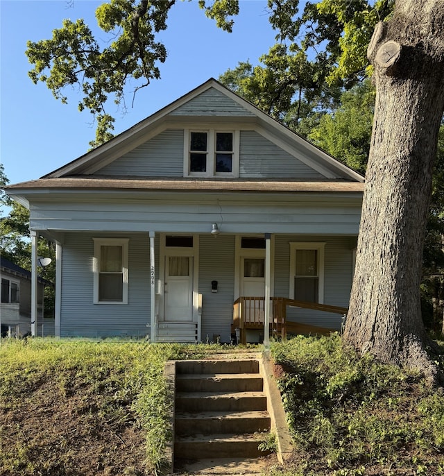 bungalow-style house featuring a porch